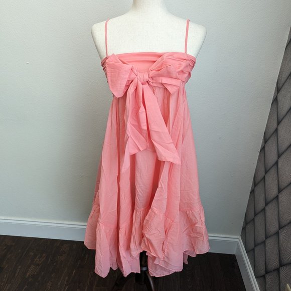 J.Crew Cotton Voile Bow-front Beach Dress - Picture 2 of 8